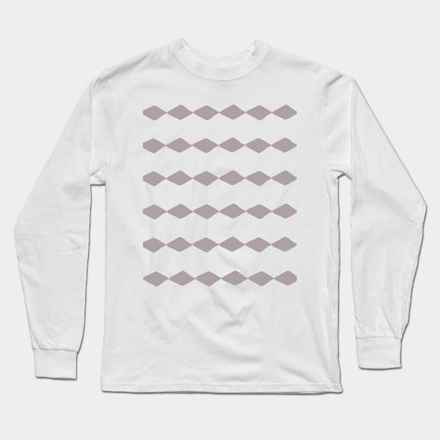 Minimalist  Abstract  Geometric Shapes Boho Pastel  Simple Pattern Long Sleeve T-Shirt by zedonee